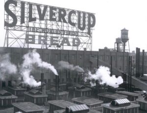 Silvercup Studios The World's Finest Bread Signage black and white
