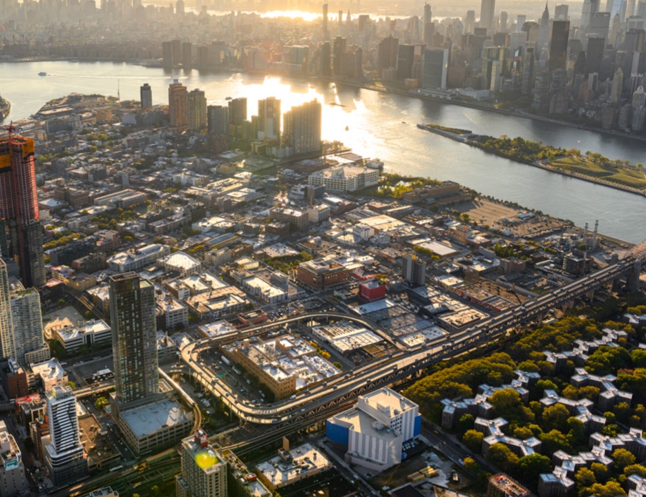 Silvercup Studios New York Aerial View